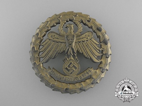 Tyrolean Marksmanship Gau Master Shooting Badge, Type IV (large version) Obverse