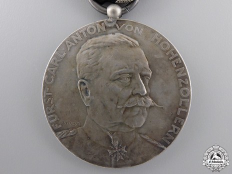 Carl Anton Commemorative Medal, Silver Medal Obverse