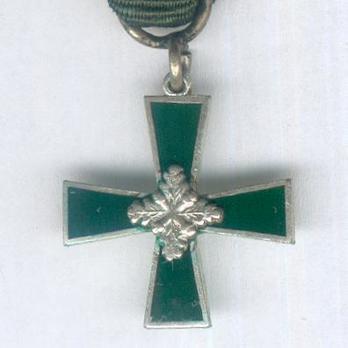 Miniature 17th (Oak) Division Commemorative Cross Obverse