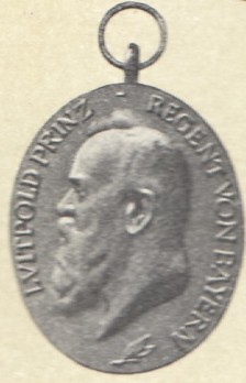 Prince Regent Luitpold Medal, Gold Medal Obverse