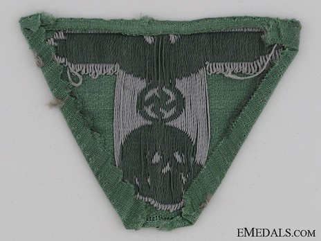 Waffen-SS One-Piece Eagle & Death's Head Insignia Reverse
