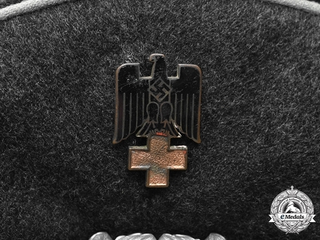 German Red Cross Enlisted Ranks Visor Cap Eagle Detail