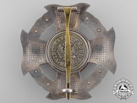 Hungarian Military Order of Maria Theresa, Grand Cross Breast Star Reverse