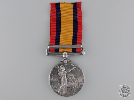Silver Medal (with date removed, with "RELIEF OF LADYSMITH" clasp) Reverse