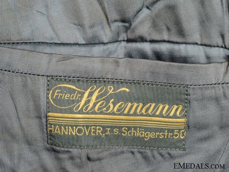 German Army Infantry NCO's Dress Tunic Maker Mark