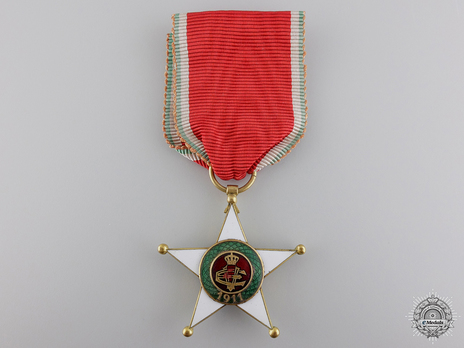 Order of the Colonial Star of Italy, Knight's Cross (in gilt) Obverse