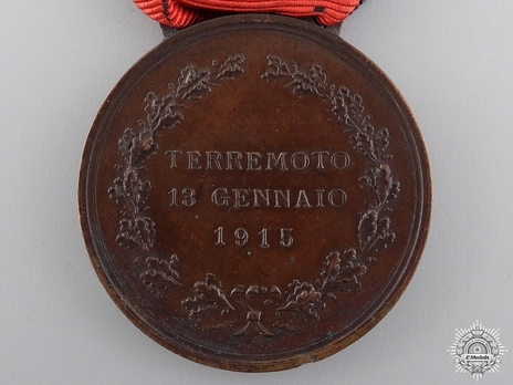 Bronze Medal (with right facing portrait) (by Stefano Johnson) Reverse