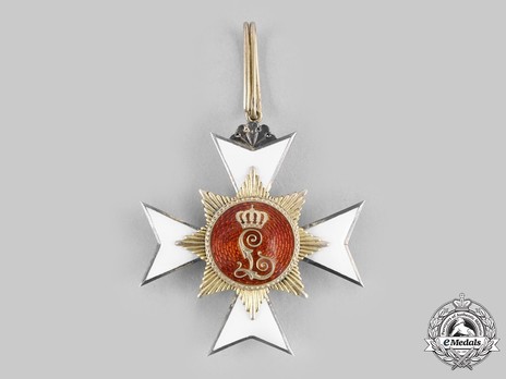 House Order of the Honour Cross, Type II, II Class Cross (in silver gilt) Reverse