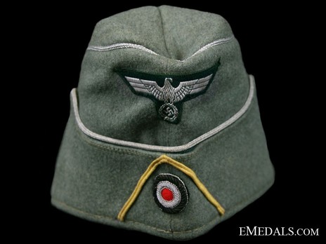 German Army Post-1936 Signals Officer's Field Cap M38 Front