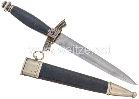 DLV Flyer's Knife Obverse with Scabbard