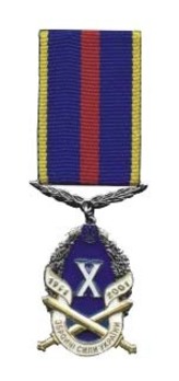 Medal for 10 Years of Armed Forces Obverse
