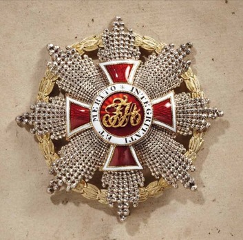 Order of Leopold, Type III, Military Division, Grand Cross Breast Star