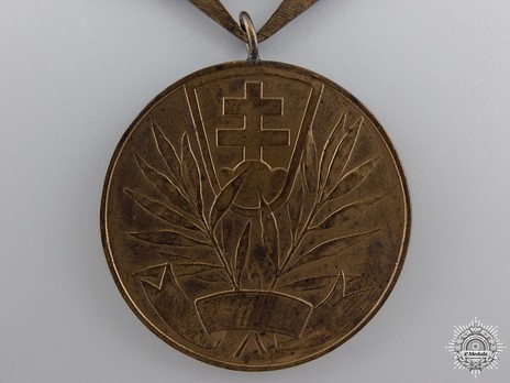 Medal for Heroic Deeds, III Class Reverse