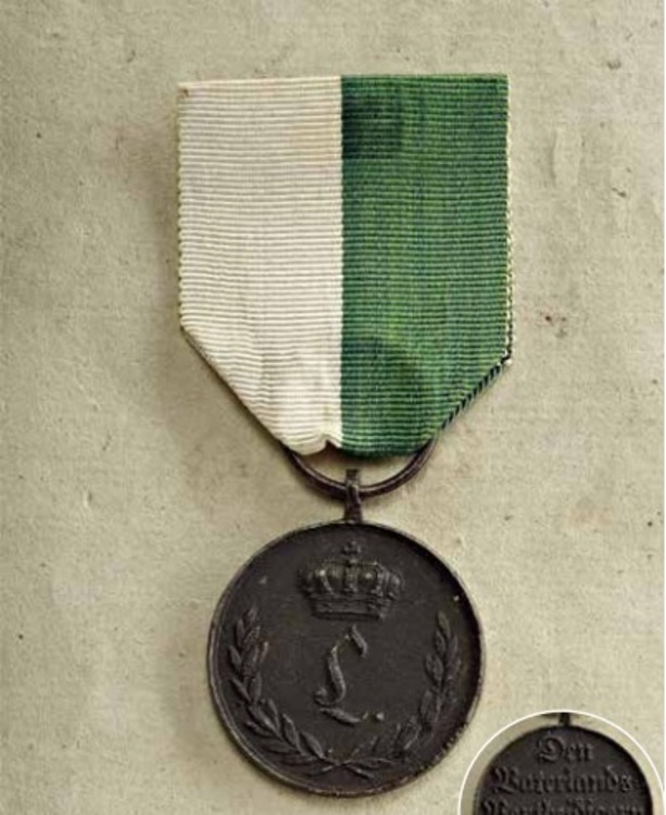 War+commemorative+medal%2c+1813 1815%2c+anhalt+kothen%2c+andreas+thies%2c+obv+