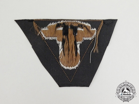 NSKK Cloth Cap Eagle on Triangle Backing (Lower Saxony version) Reverse
