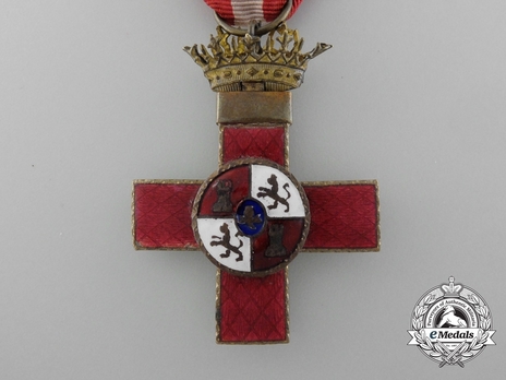 1st Class Cross (red distinction) (bronze gilt) (1938-1939) Obverse