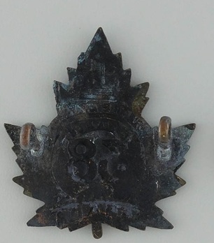 38th Infantry Battalion Other Ranks Cap Badge Reverse