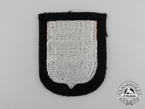 Waffen-SS Dutch Volunteer Arm Shield (2nd pattern) Reverse