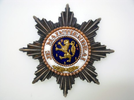 House Order of the Golden Lion, Breast Star Obverse