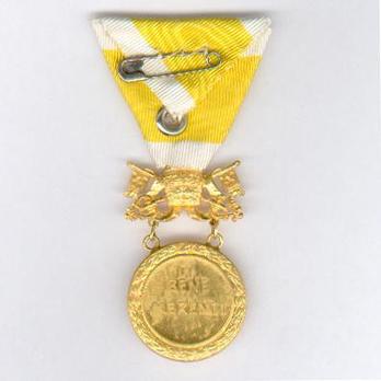 Bene Merenti Medal, Type IX, Gold Medal Reverse