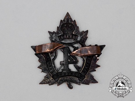 4th Pioneer Battalion Other Ranks Cap Badge Reverse