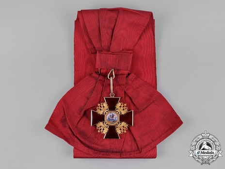 Order of Saint Alexander Nevsky, Type III, Civil Division, Badge (in gold)