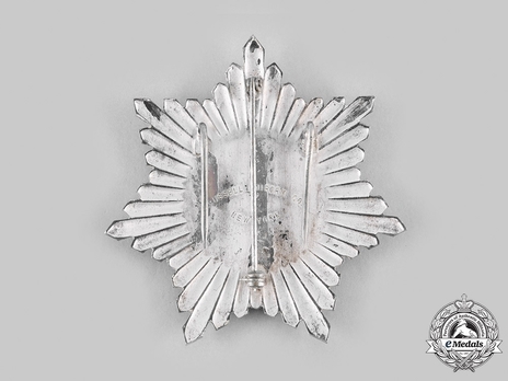Order of Andres Bello, Grand Cross Breast Star Reverse