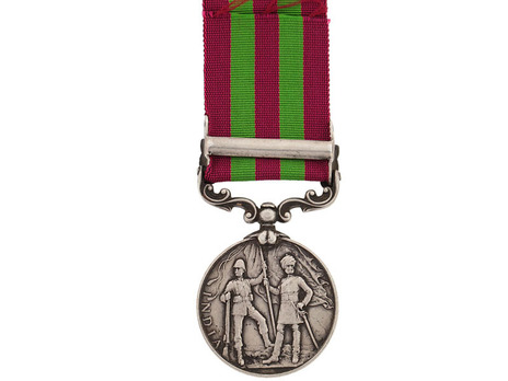 Silver Medal (with "WAZIRISTAN 1901-02" clasp)  (1901-) Reverse