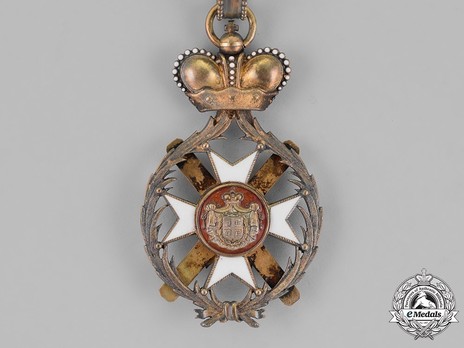 Order of the Cross of Takovo, Civil Division, I Class Reverse