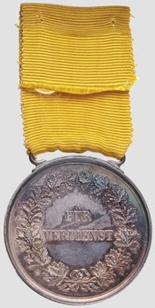 Civil Merit Medal in Silver, Type VI (1869-1881) Reverse