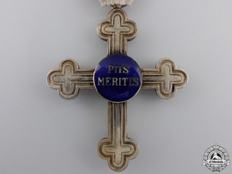 Military Division, II Class (for wartime with blue enamel) Reverse
