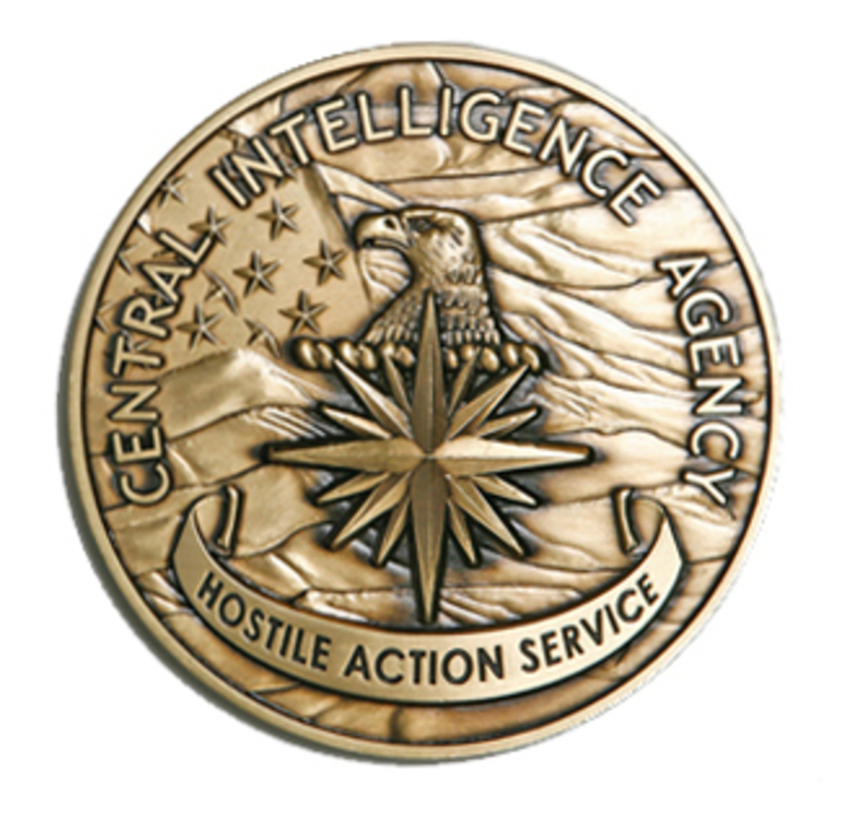 Hostile action service medal of the cia