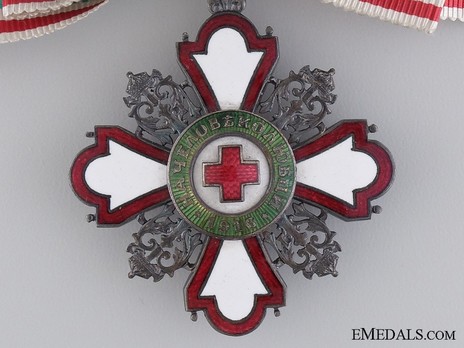 Order for Incentive to Humanity (Red Cross), II Class (for Women) Obverse