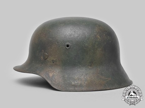 German Army Steel Helmet M42 (Painted Camouflage version) Left