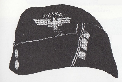 NSKK Oberstaffelführer Field Cap 2nd Pattern Profile Left