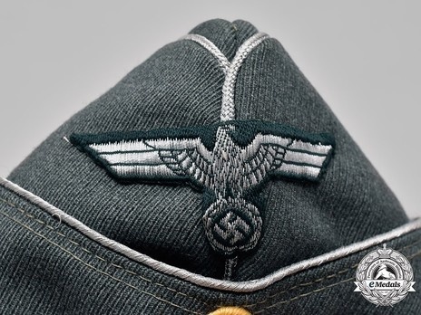 German Army Cavalry Officer's Field Cap M38 Eagle Detail