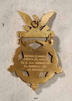 Medal of Honor, Army (1917-1944)