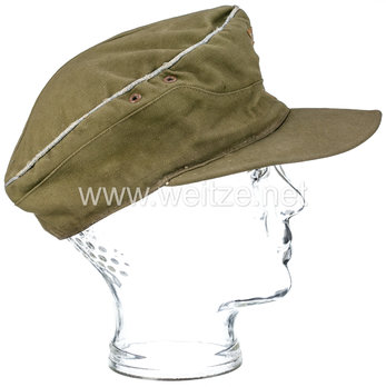 German Army Officer's Tropical Visored Field Cap M43 without Soutache Right