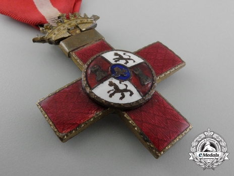 1st Class Cross (red distinction) (bronze gilt) (1938-1939) Obverse
