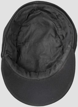 Waffen-SS Officer's Visored Field Cap M43 (Panzer silver piped version) Interior