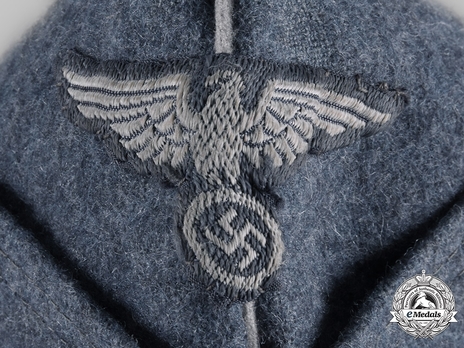 Reichsbahn 2nd Pattern Enlisted Ranks Field Cap (with soutache) Eagle Detail