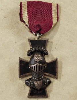 Order of the Iron Helmet, Decoration (on German Cross) Obverse