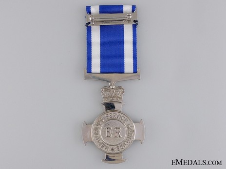 Meritorious Service Cross (Military Division, in Rhodium-Plated Brass) Reverse