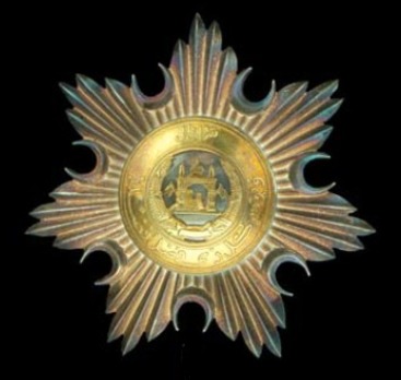 Order of the Leader (Nishan-i-Sadari), II Class Knight Commander Breast Star  (Sardar-i-Ali)