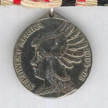 South Africa Campaign Medal, for Non-Combatants (in silver) Obverse