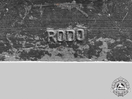 Waffen-SS NCO/EM's Belt Buckle, by R. C. Dold (steel) Maker Mark