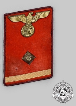 NSDAP Ober-Arbeitsleiter Type IV Gau Level Collar Tabs Obverse
