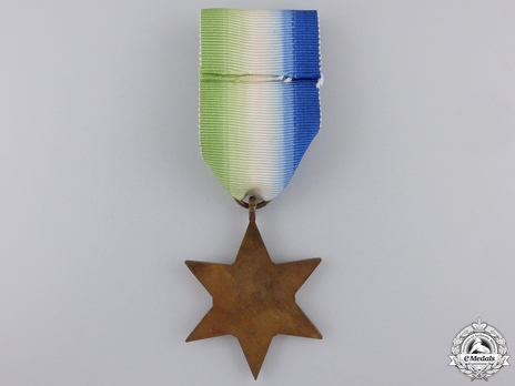 Bronze Star (with "FRANCE AND GERMANY" clasp) Reverse