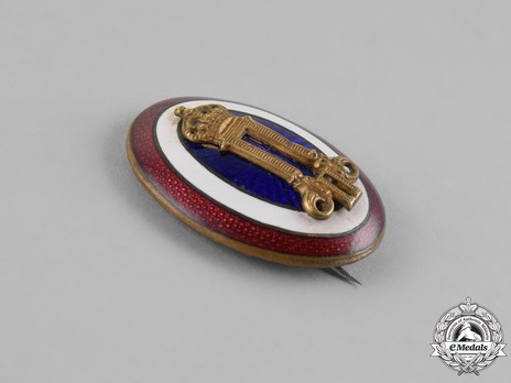 Officer's Badge Peter II Obverse