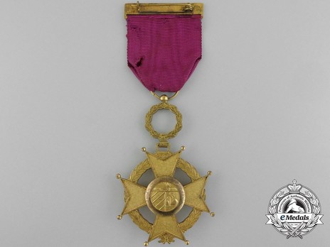 Order of Military Merit, IV Class (for Bravery in Combat) Reverse